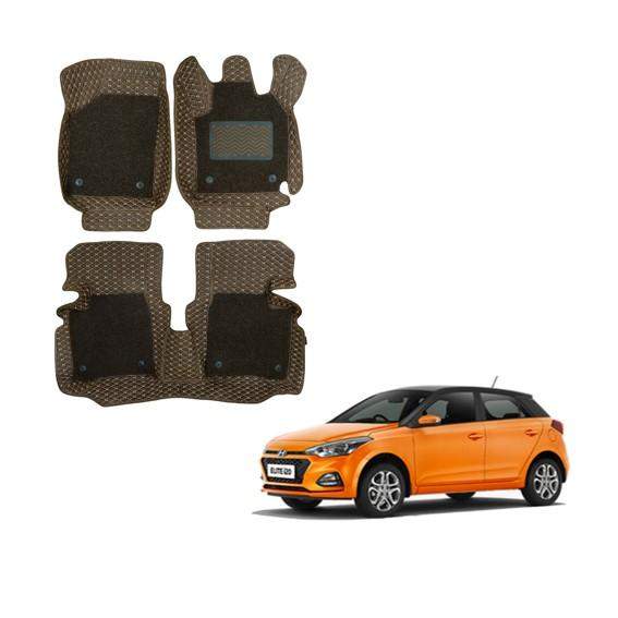 Hyundai Elite i-20 (2018-2019) Luxury 7D Boot Mat - Brown Colour