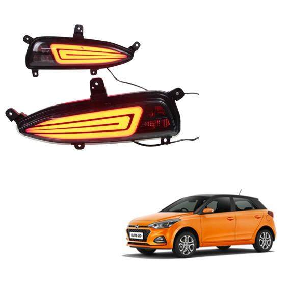 Rear Bumper Reflector LED Lights for Hyundai Elite i-20 (2017 - 2019)