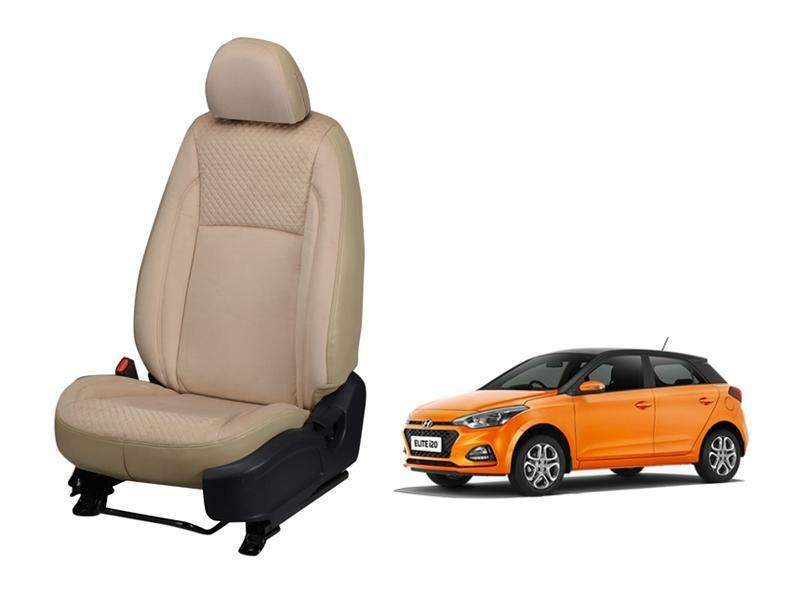 Hyundai Elite i-20 (2018-2019) Full Bucket Seat Cover - Velvet Series