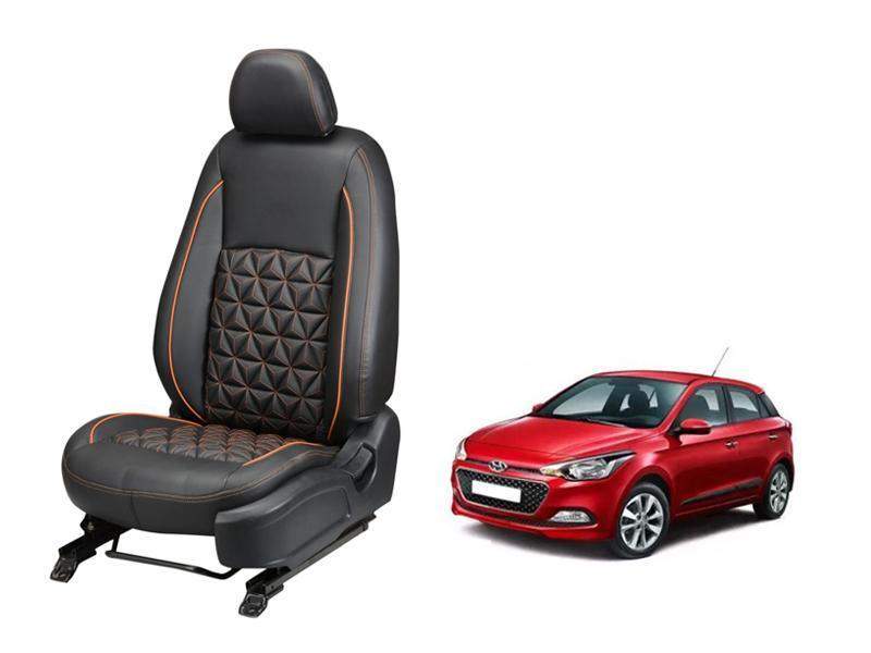 Hyundai Elite i-20 (2014-17) Nappa Leather Seat Cover Diamond