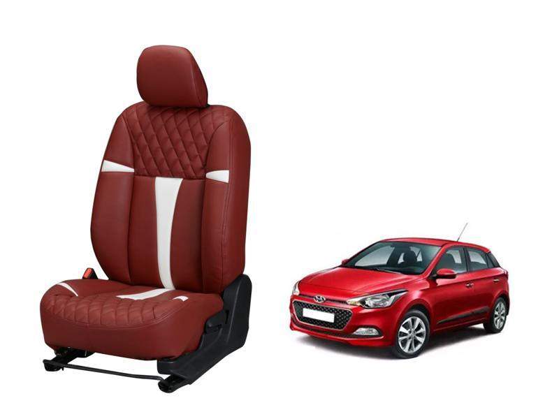 Hyundai Elite i-20 (2014-2017) Art Leather Seat Cover Racing Design