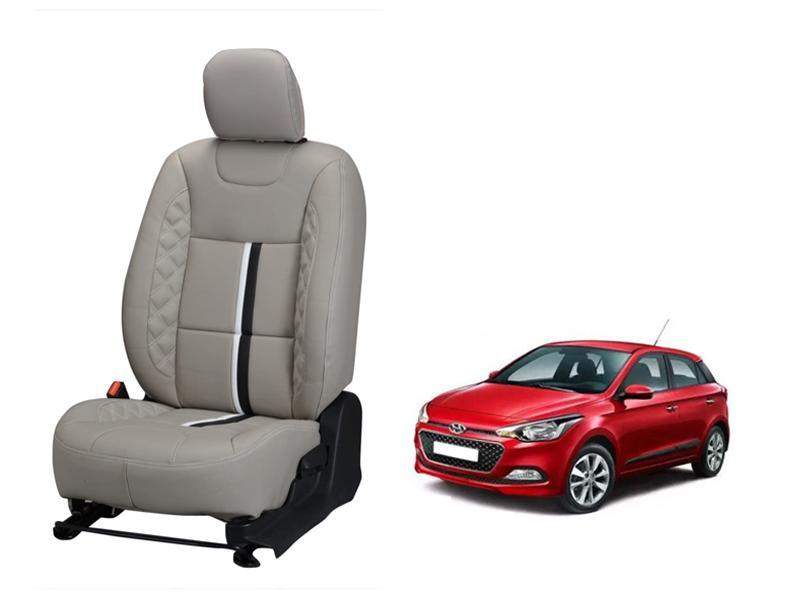 Hyundai Elite i-20 (2014-2017) Nappa Leather Seat Cover - Center Line Design