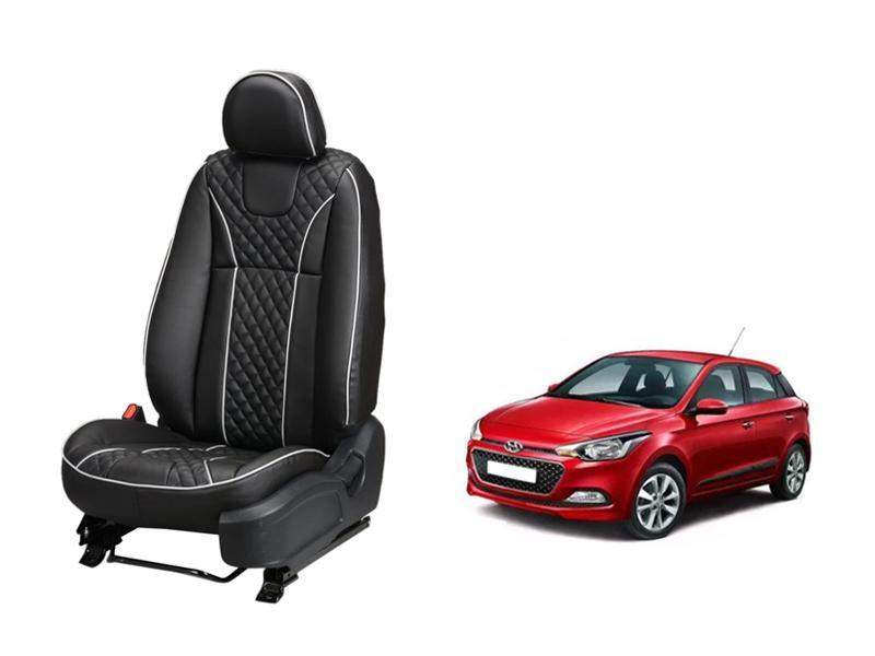 Hyundai Elite i-20 (2014-17) Art Leather Seat Cover Moon