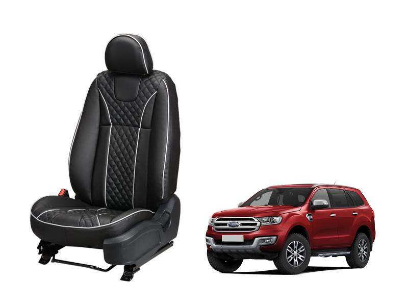 Ford Endeavour Art Leather Seat Cover - Moon Design