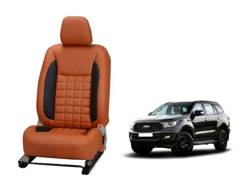Ford Endeavour (2017) and Onwards Nappa Leather Seat Cover - Prizm Design