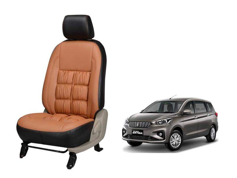 Maruti Suzuki Ertiga 2018 Comfort Series 3D Custom Stallion Leather Car Seat Covers