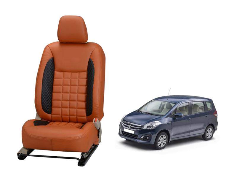 Maruti Suzuki Ertiga Prism Series 3D Custom Nappa Leather Car Seat Covers