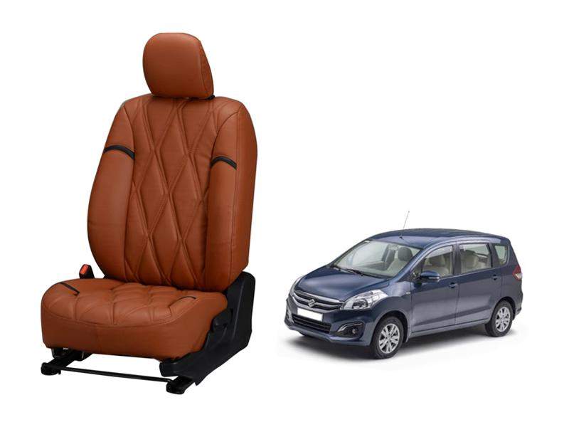 Maruti Suzuki Ertiga Kite Series 3D Custom Nappa Leather Car Seat Covers