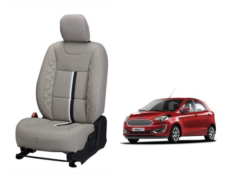Ford Figo Nappa Leather Seat Cover - Center Line Design