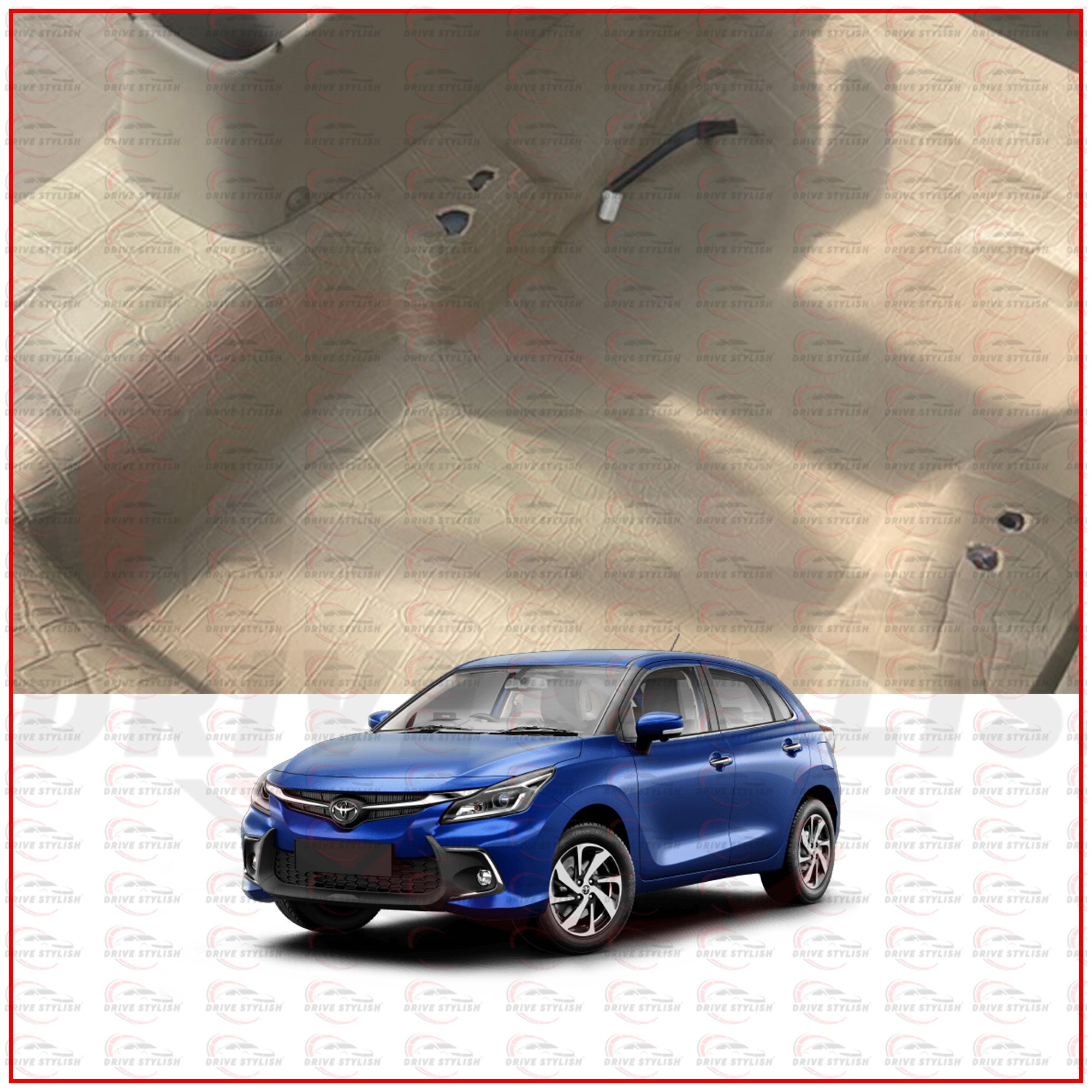 Floor Lamination For Glanza | Carpet Roll | PU Sheet With Anti-Skid Texture