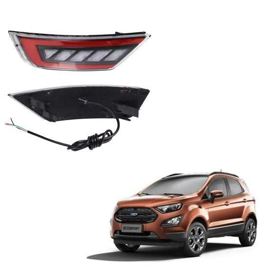 Rear Bumper Reflector LED Lights for Ford EcoSport (2017)