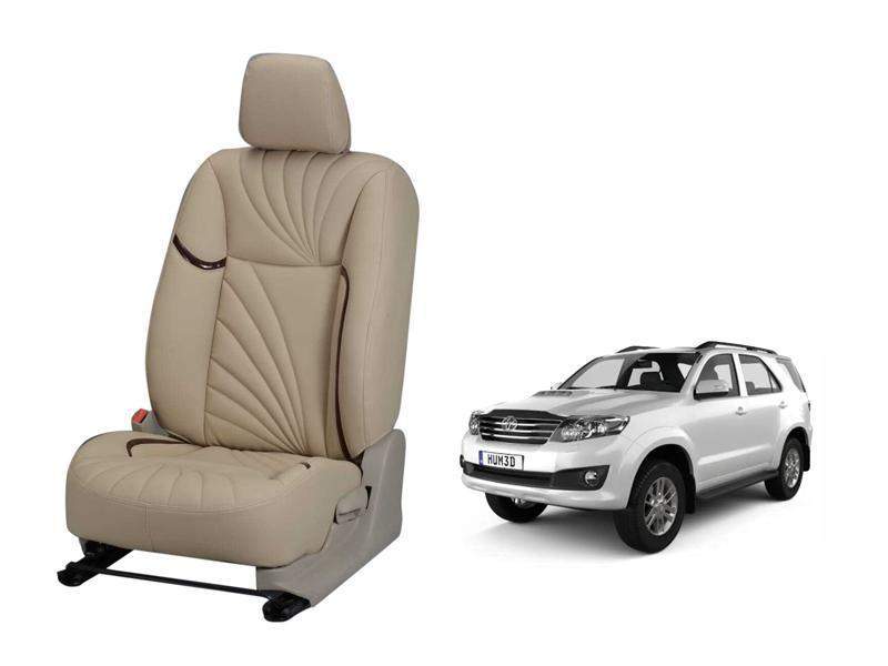 Toyota Fortuner 2012 Dove Series 3D Custom Nappa Leather Car Seat Covers