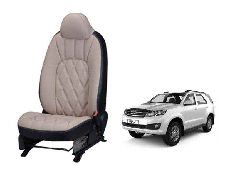 Toyota Fortuner 2012 Threading SERIES 3D CUSTOM ART LEATHER CAR SEAT COVERS