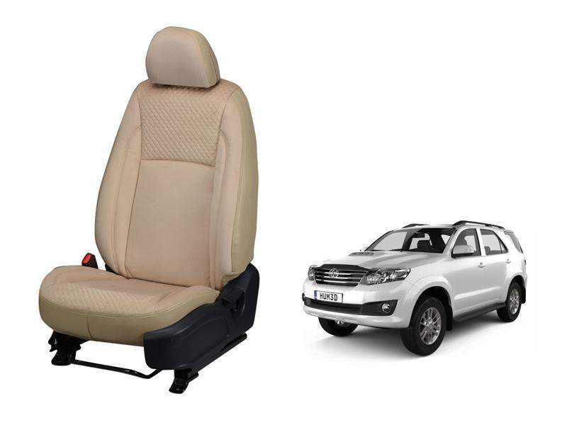 Toyota Fortuner 2012 Velvet SERIES 3D CUSTOM ART LEATHER CAR SEAT COVERS