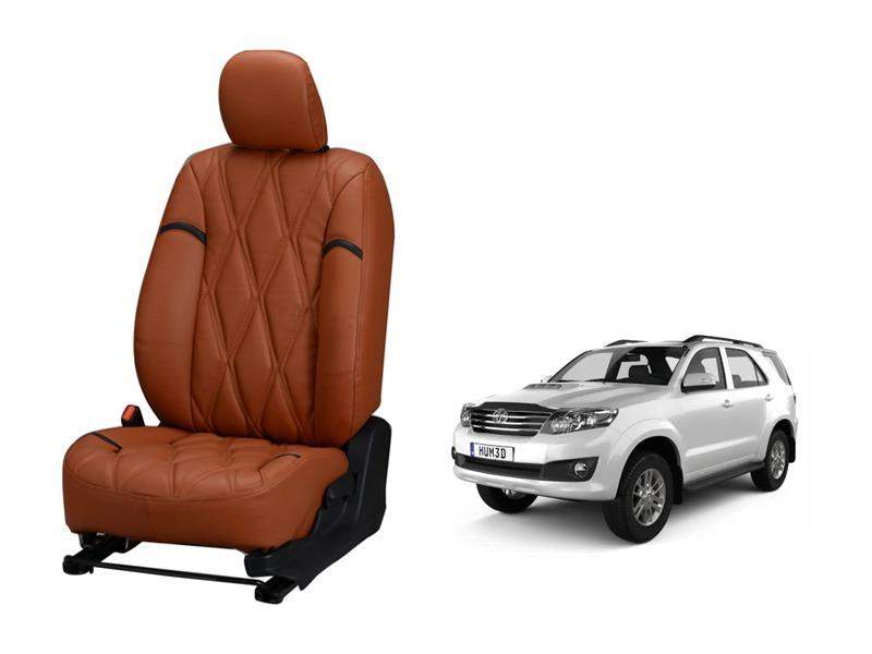 Toyota Fortuner 2012 Kite Series 3D Custom Nappa Leather Car Seat Covers