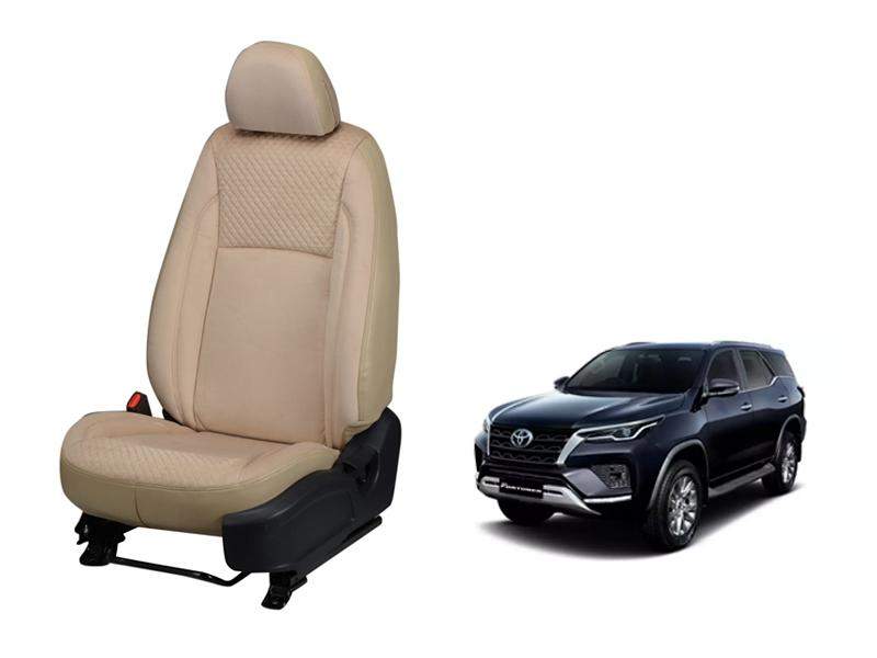 Toyota Fortuner 2021 Velvet SERIES 3D CUSTOM ART LEATHER CAR SEAT COVERS
