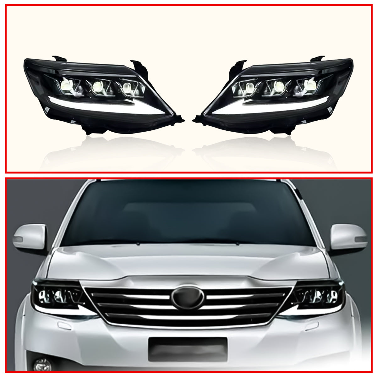 Fortuner Type 2 Lexus Headlight