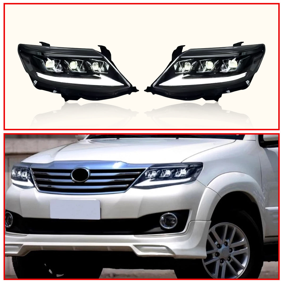 Fortuner Type 2 Lexus Headlight