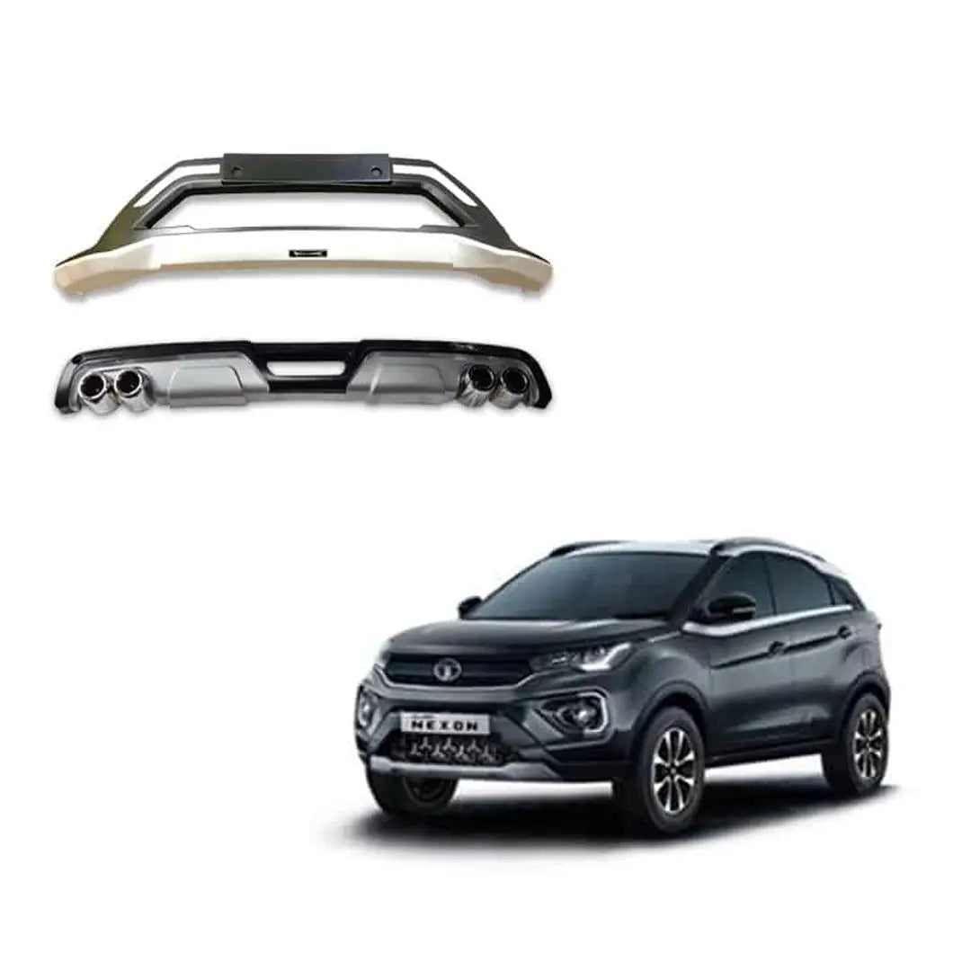 Front-and-Rear-Bumper-Guards-for-Tata-Nexon