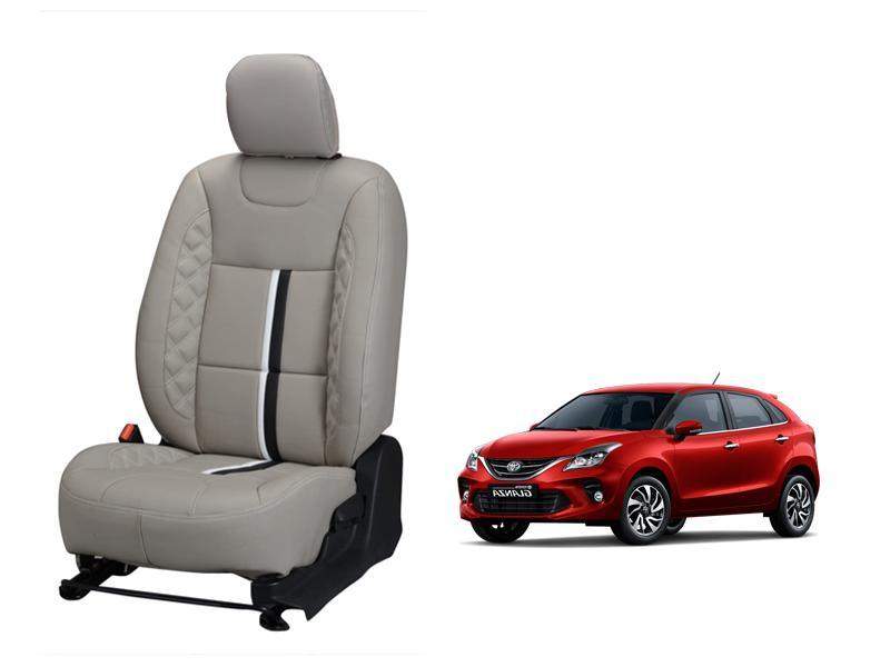 Toyota Glanza Trace Series 3D Custom Nappa Leather Car Seat Covers