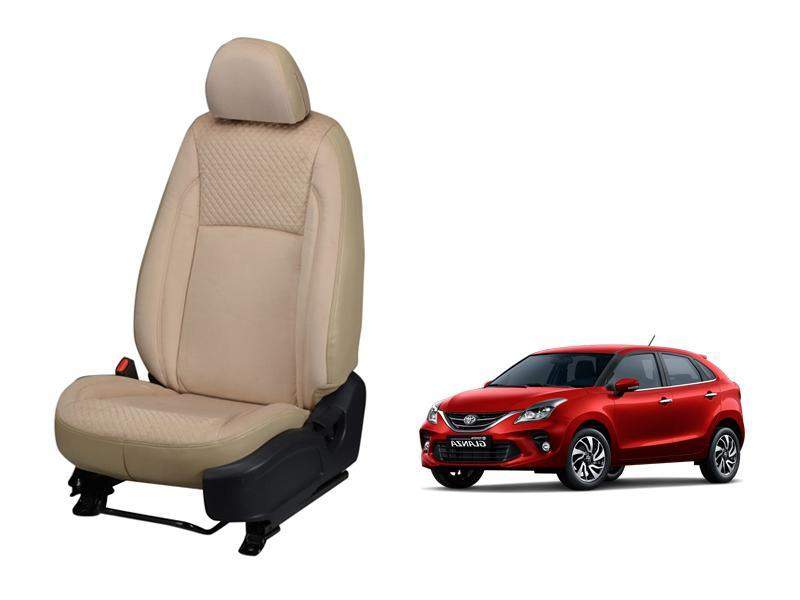Toyota Glanza Velvet SERIES 3D CUSTOM ART LEATHER CAR SEAT COVERS