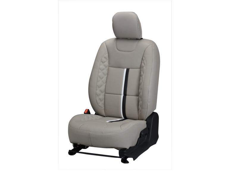 Hyundai Aura Nappa Leather Seat Cover - Center Line Design