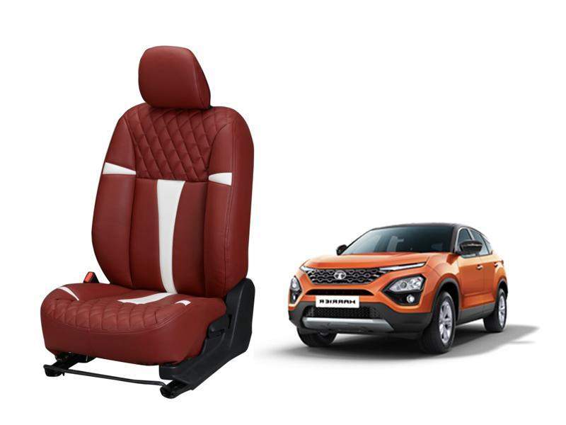Tata Harrier Racing series 3D Custom art leather car seat covers