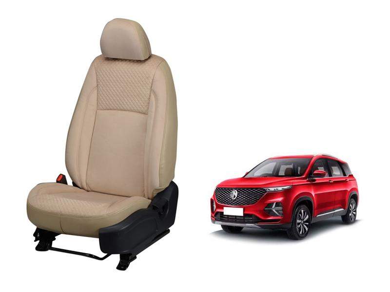 MG Hector+ Velvet SERIES 3D CUSTOM ART LEATHER CAR SEAT COVERS