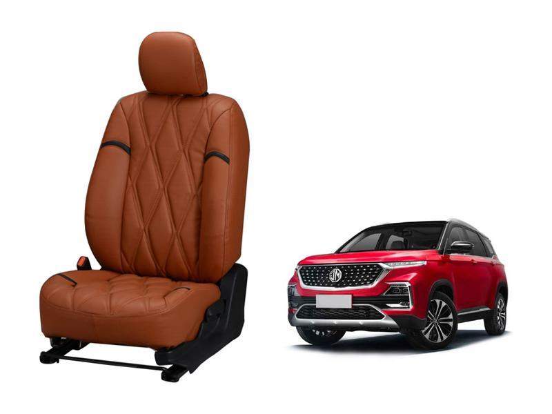 MG Hector Kite Series 3D Custom Nappa Leather Car Seat Covers