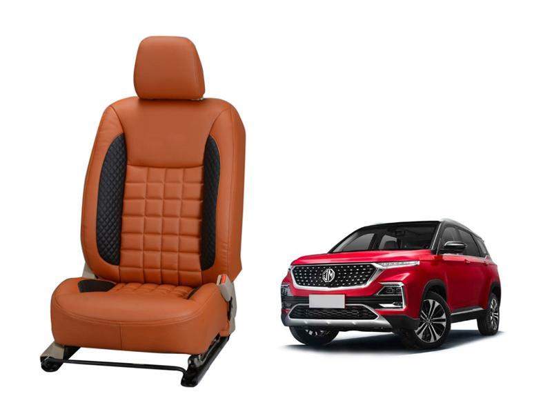 MG Hector Prism Series 3D Custom Nappa Leather Car Seat Covers