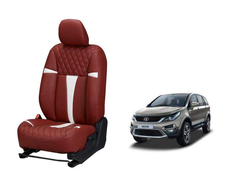 Tata Hexa Racing series 3D Custom art leather car seat covers