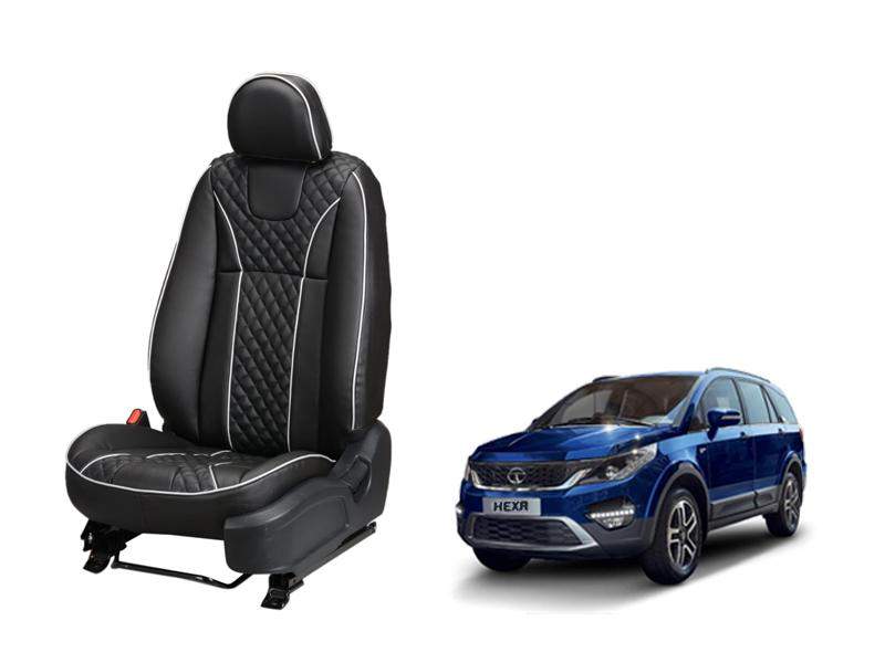 Tata Hexa MOON SERIES 3D CUSTOM ART LEATHER CAR SEAT COVERS