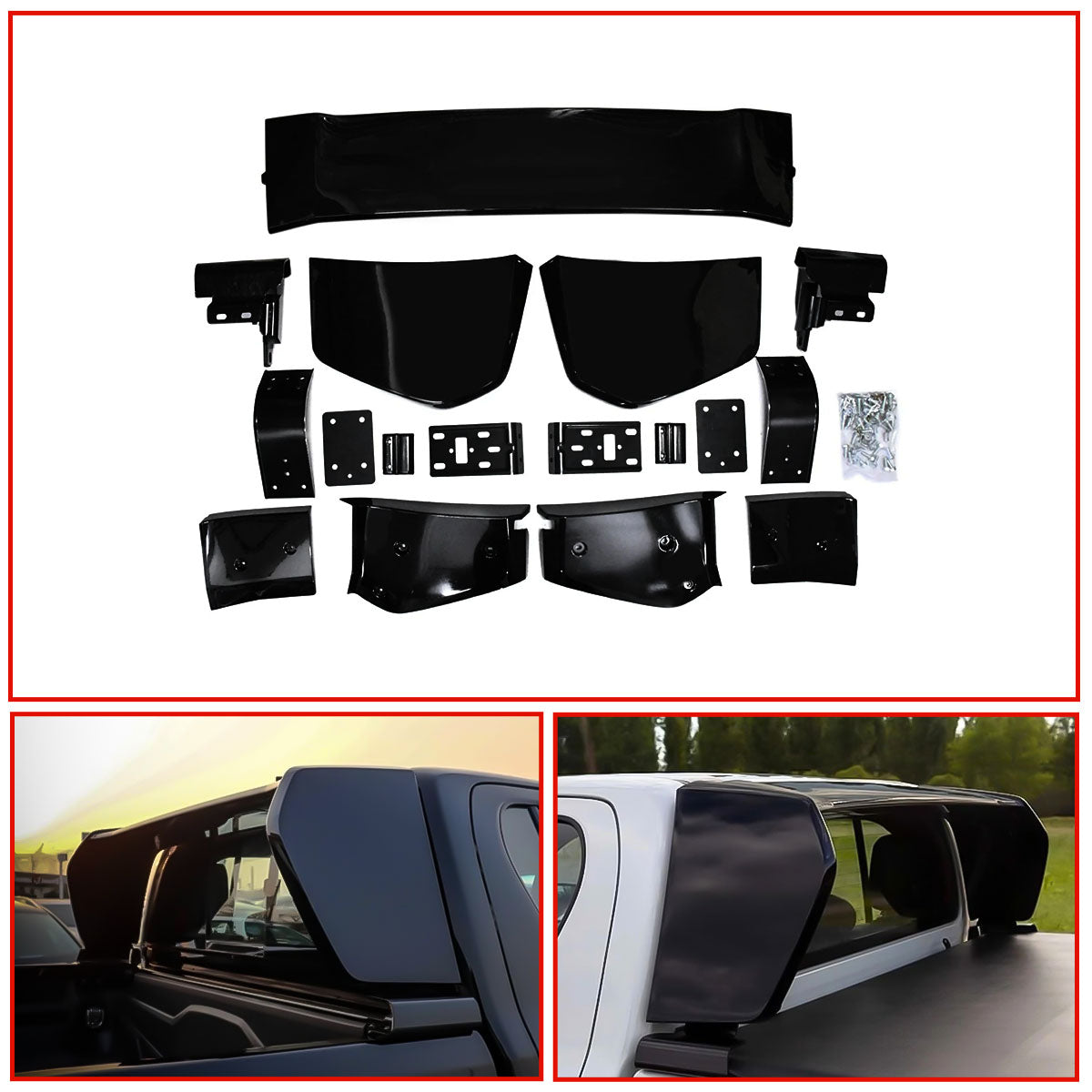 Hilux GR Rear Spoiler | ABS Plastic