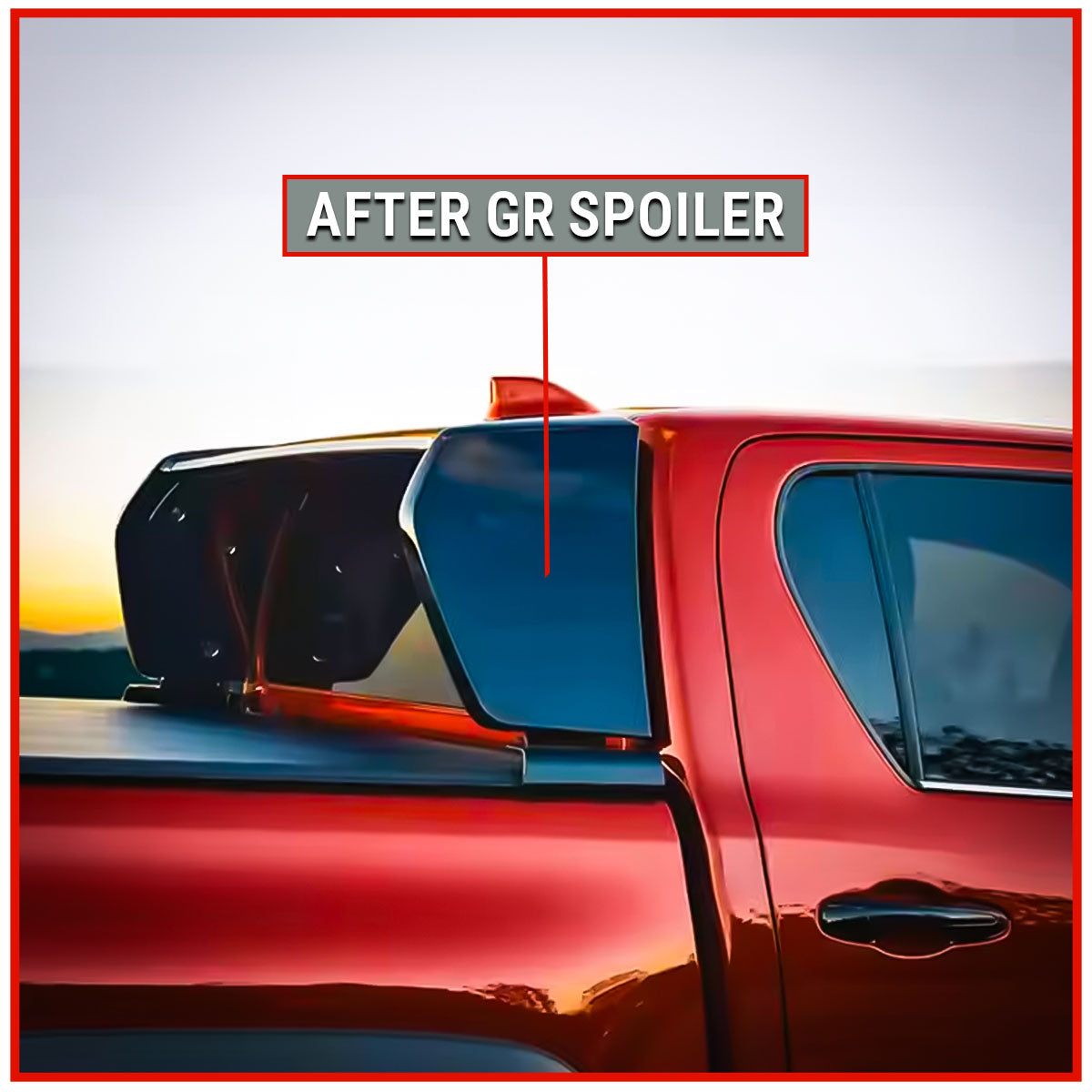 Hilux GR Rear Spoiler | ABS Plastic