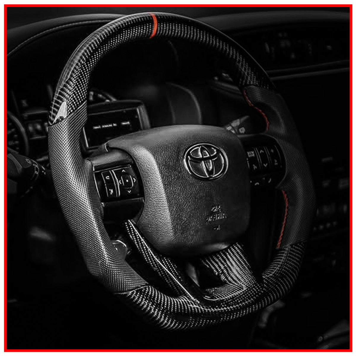Hilux Real Carbon Steering Wheel