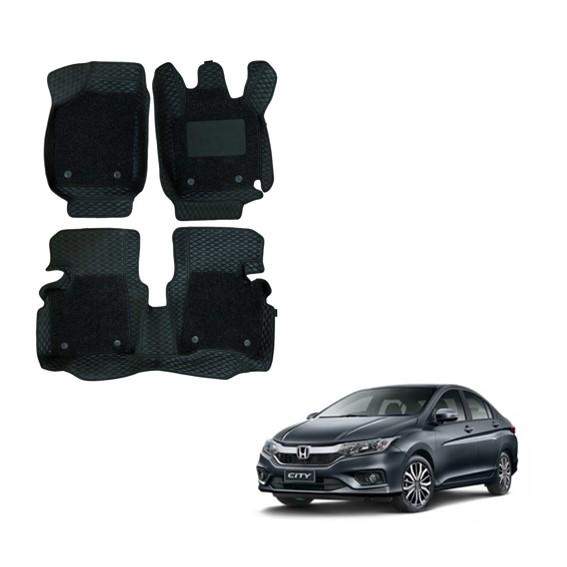 Honda City (2017) Luxurious Foot Mattress - Black Colour