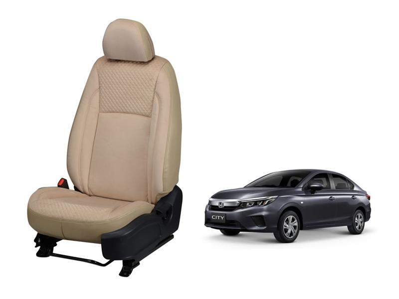 Honda City (2020) Full Bucket Seat Cover - Velvet Series