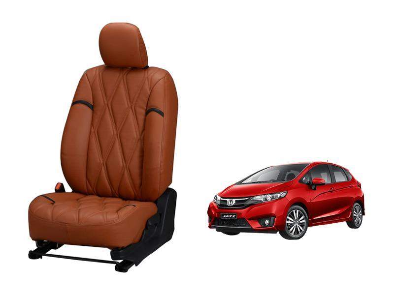 Honda New Jazz Nappa Leather Seat Cover - Kite Design