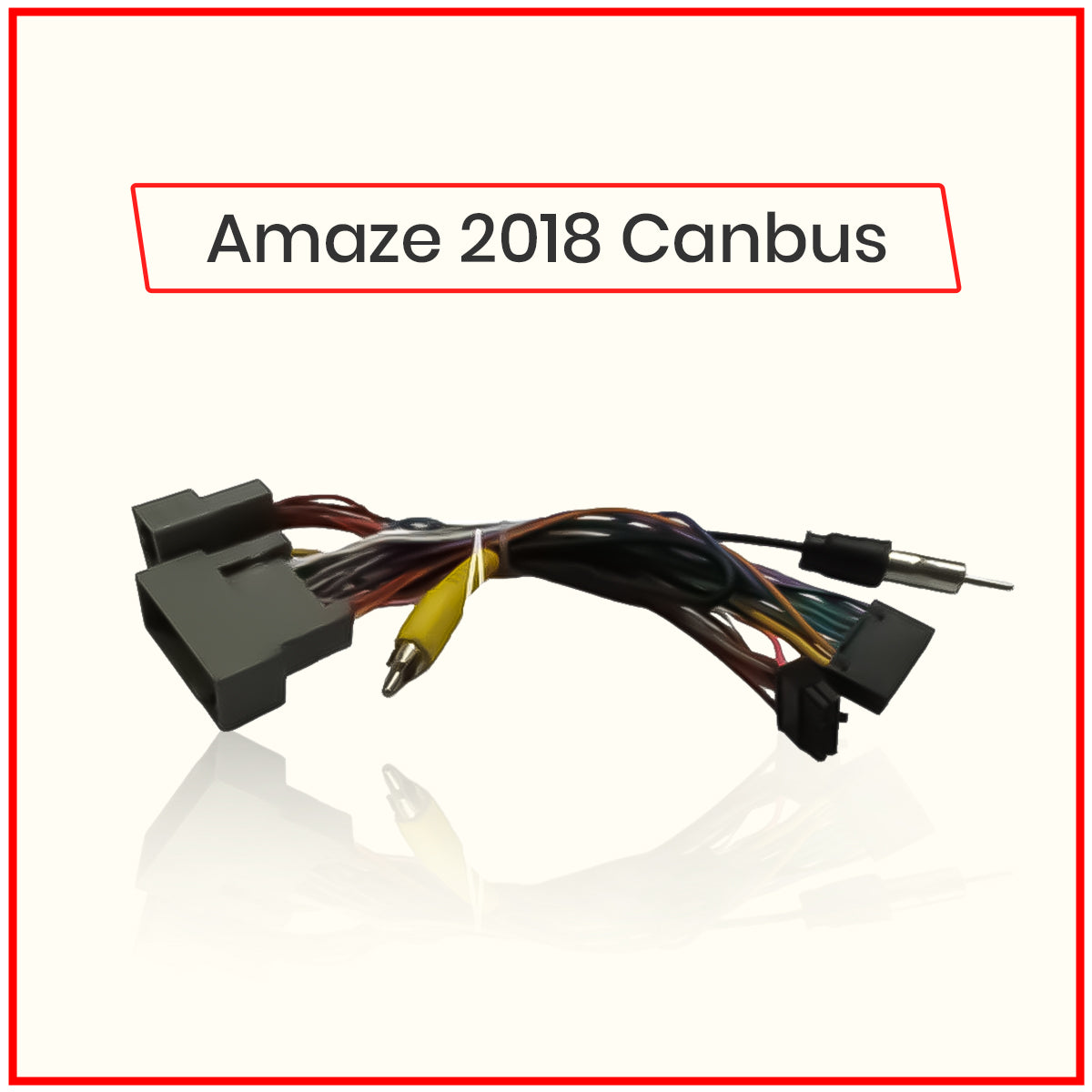 Honda Amaze 2018 android stereo frame 9 inch With Socket and Canbus