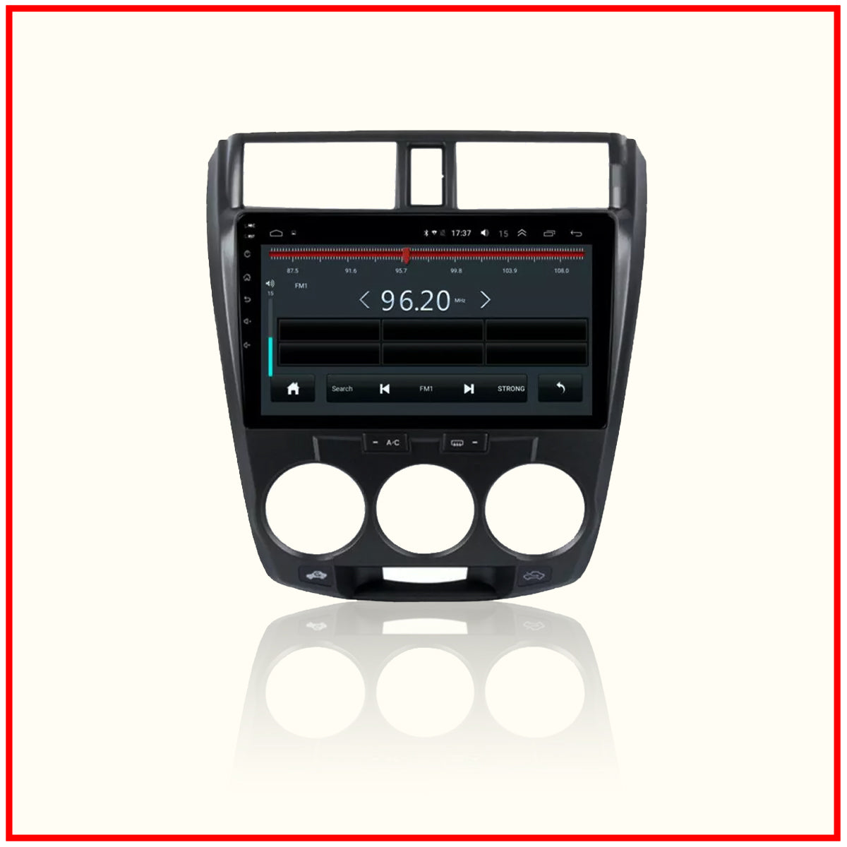 Honda City 2008-2013 android stereo frame 9 inch With Socket