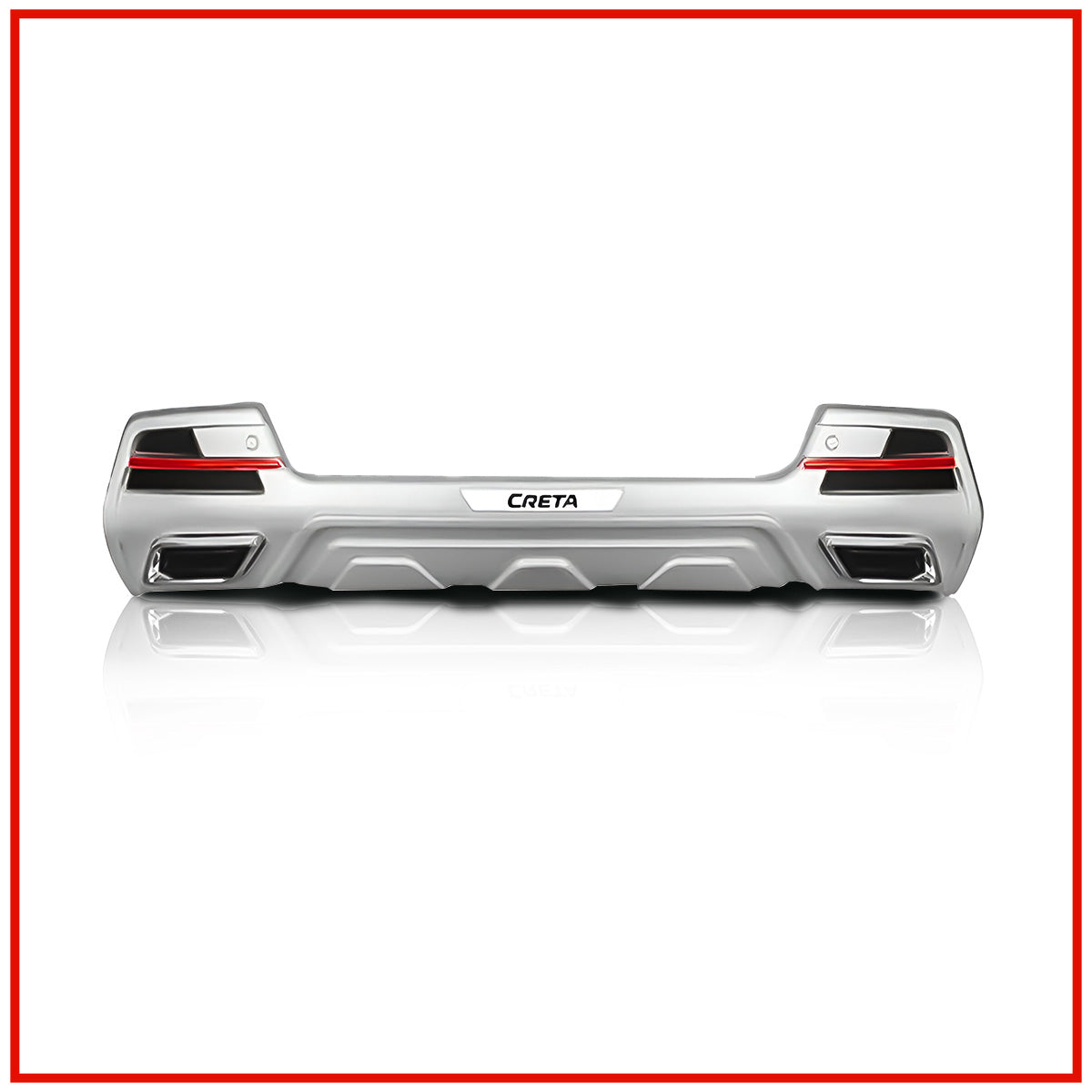 Hyundai Creta 2024 Front and Rear Bumper Guards