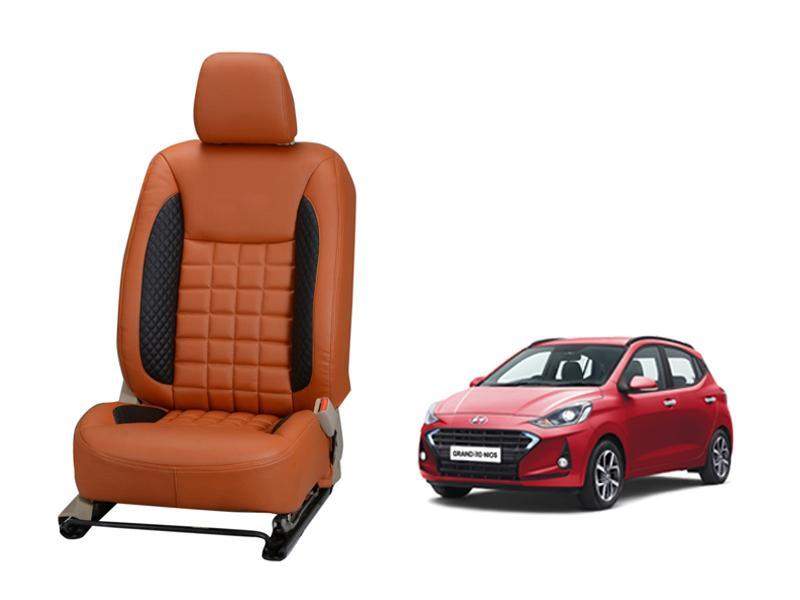 Hyundai Grand i10 Nios Nappa Leather Seat Cover - Prizm Design