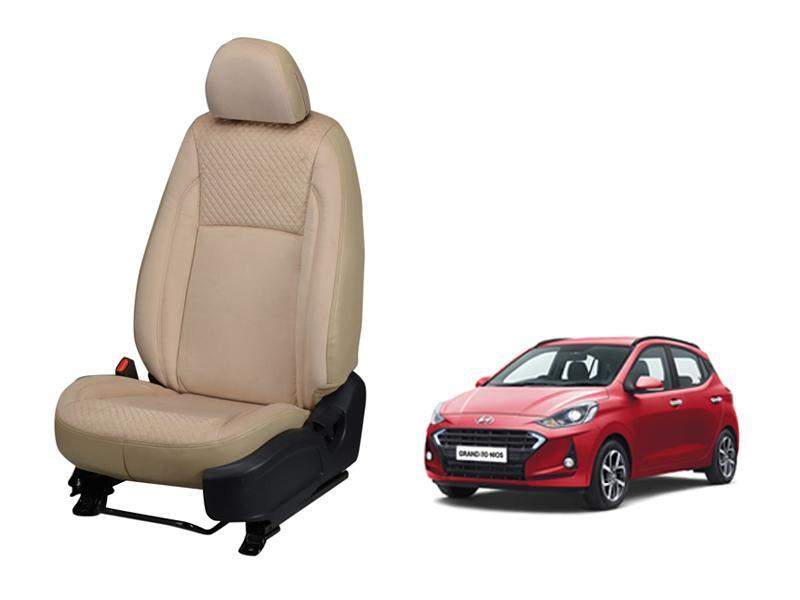 Hyundai Grand i10 Nios Full Bucket Seat Cover - Velvet Series