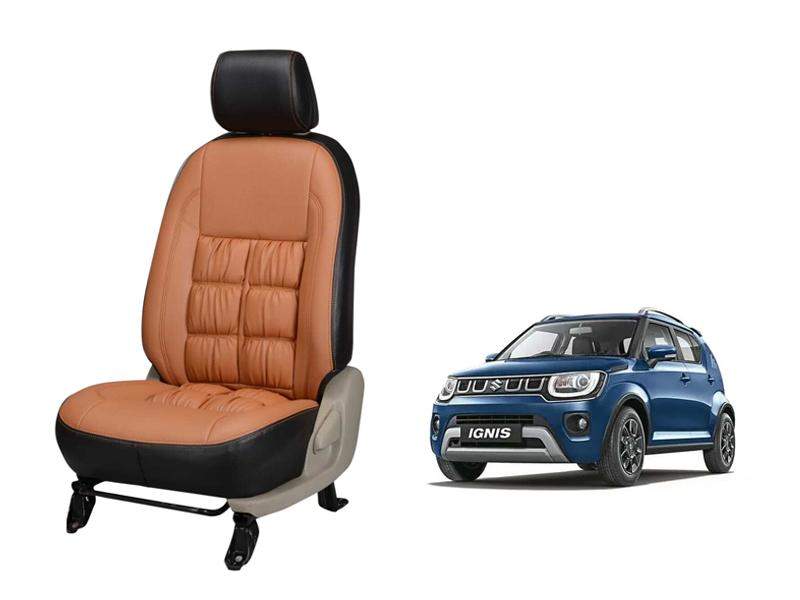Maruti Suzuki Ignis Comfort Series 3D Custom Stallion Leather Car Seat Covers