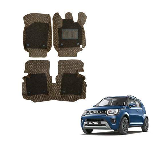 Maruti Suzuki Ignis Superior 7D Boot Mat - Brown Colour