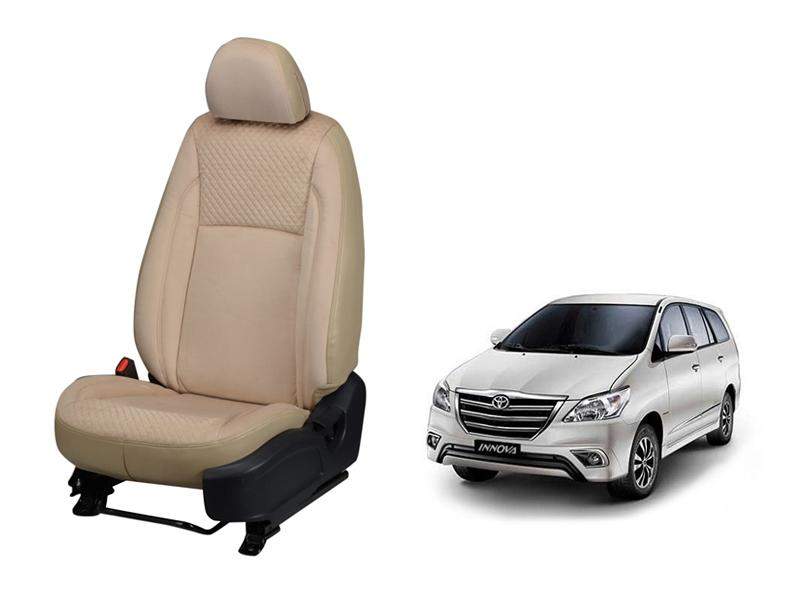 Toyota Innova Velvet SERIES 3D CUSTOM ART LEATHER CAR SEAT COVERS