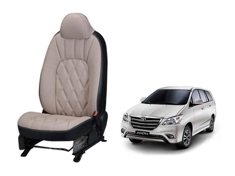 Toyota Innova Threading series 3D Custom art leather car seat covers