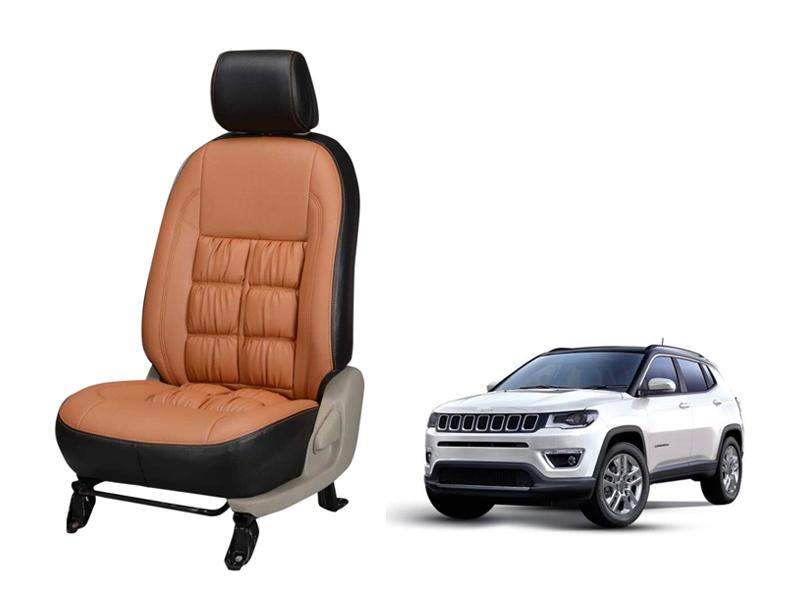 Jeep Compass Stallion Leather Seat Cover - Comfort Series