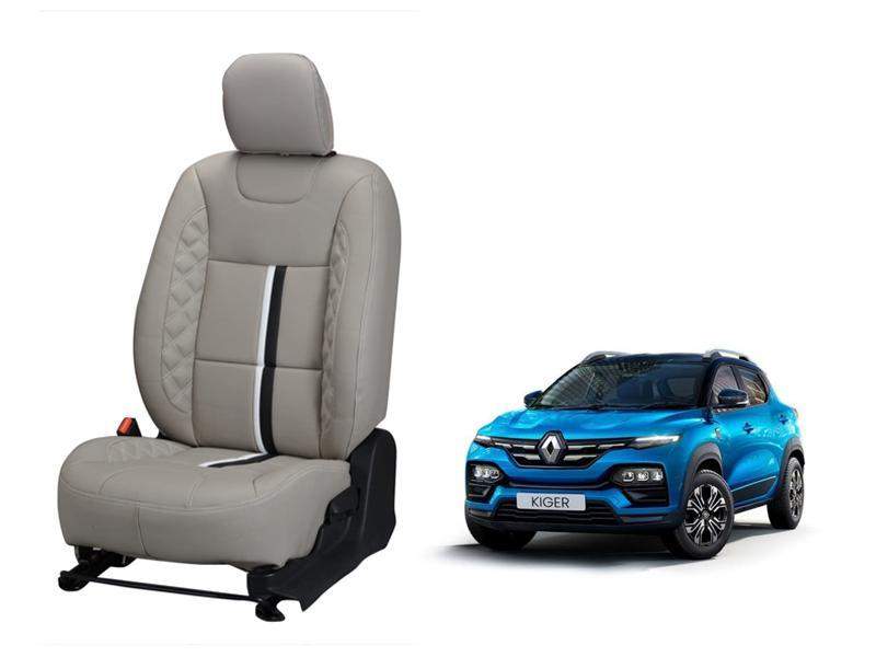 Renault Kiger Trace Series 3D Custom Nappa Leather Car Seat Covers