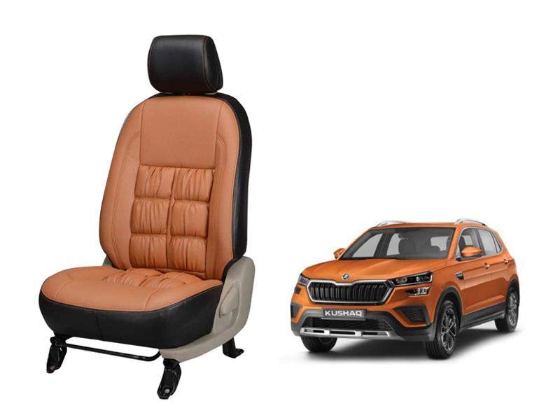 Skoda Kushaq Comfort Series 3D Custom Stallion Leather Car Seat Covers